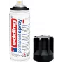 edding akrilkrāsas aerosols, dziļi melns, matēts
