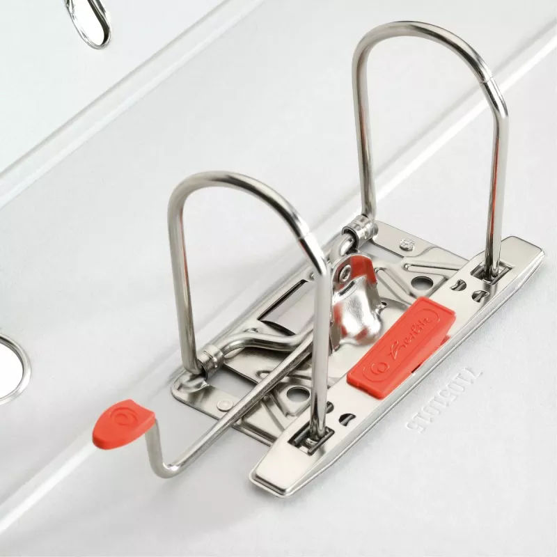 herlitz dokumentu mapes ar 8 cm platu muguriņu DIN A4 kartons sarkans marmorēts