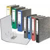 FALKEN Recycling reģistrators A4, 8 cm, zils marmorēts
