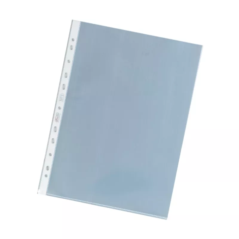 herlitz dokumentu kabatas DIN A4, caurspīdīgas, 0,085 mm PP, eiro perforācija, atvērts augšpuse