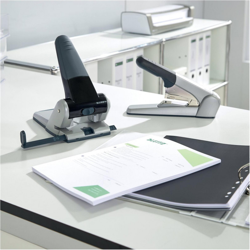 Leitz 5180 Failu perforators, melns