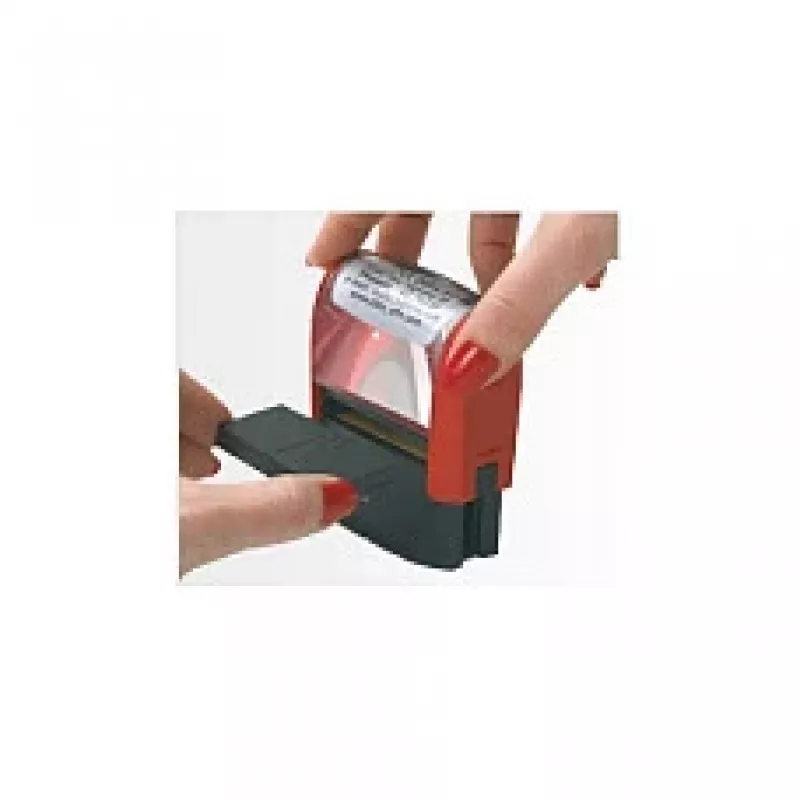 COLOP rezerves zīmoga spilventiņš 2.4 x 4.1 cm zils/sarkans