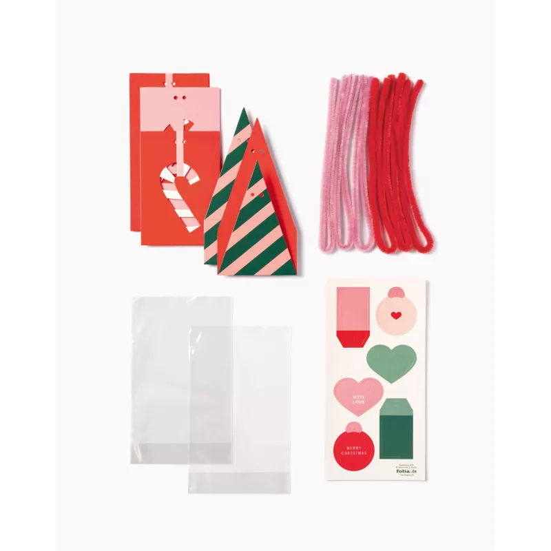 folia PP plakandibena maisiņš SWEET CHRISTMAS