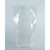 folia celofāna maisiņš 9.5 x 16.0 cm caurspīdīgs ar zelta apdruku