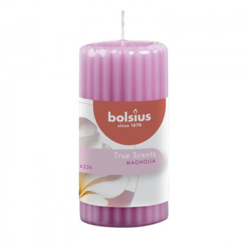 Bolsius True Scents smaržīga cilindriskā svece Ø58 x 120 mm, magnolija