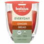 Bolsius Everyday smaržīga svece stikla traukā Ø70 x 80 mm, piparkūku