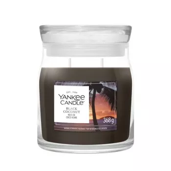 Yankee Candle Black Coconut svece, vidēja