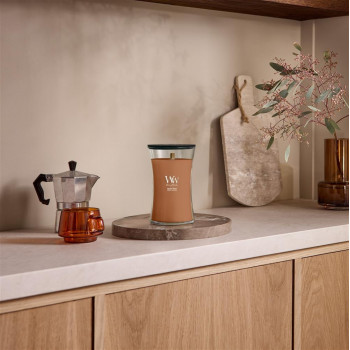 WoodWick Radiant Amber svece, vidēja