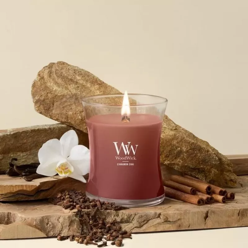 WoodWick maza svece, Cinnamon Chai