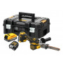 DeWALT DCM200E2T 18V akumulatora lentes vīle, 2x 1,7Ah Powerstack akumulatori, TSTAK