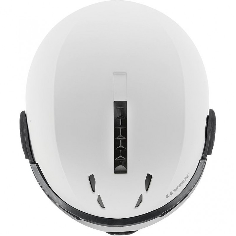 UVEX Instinct Visor slēpošanas ķivere, melna/balta, 53-55 cm (56/6/260/50)