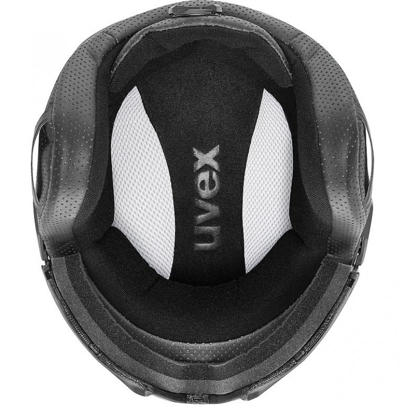 UVEX Instinct Visor slēpošanas ķivere, melna/balta, 53-55 cm (56/6/260/50)
