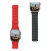 Urban Armor Gear UAG Pathfinder - silikona abpusēja magnētiskā siksniņa Apple Watch series 4-6 & SE 1-3, 44mm / series 7-9, 45mm / series 10-11, 46mm / Ultra 1-3, 49mm (ash/lava)