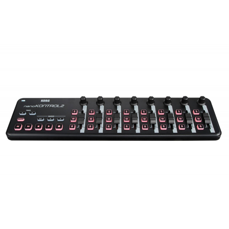 Korg nanoKONTROL2 USB MIDI kontrolieris, melns
