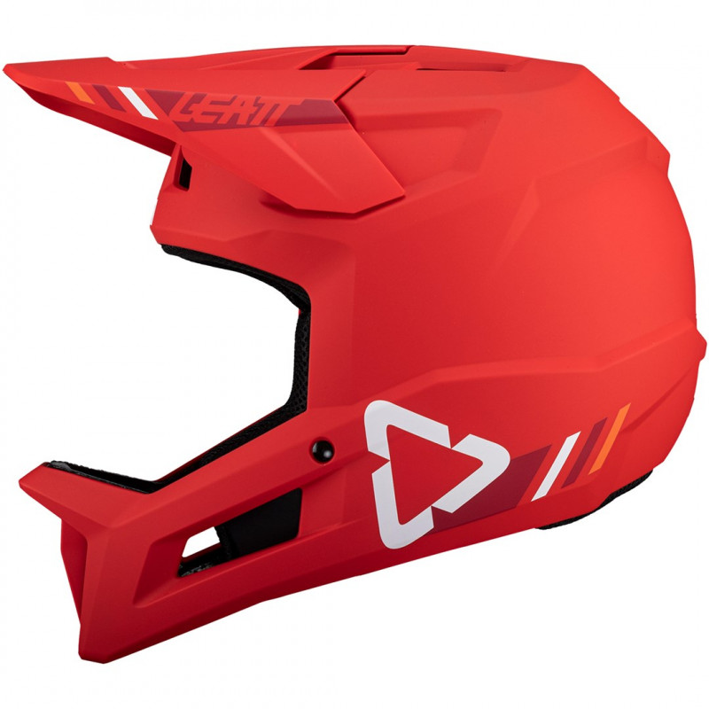 Leatt MTB Gravity 1.0 Junior V25 bērnu pilna sejas velosipēda ķivere XXS, Fire