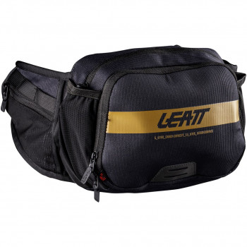 Leatt Hydration Core 1.5 velosipēdista jostas soma ar dzeršanas sistēmu, Ghost Black
