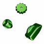 Ascher Racing Knob Kit Pro pogu komplekts, Maniti Green