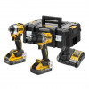 DeWalt DCK2050H2T-QW elektroinstrumentu komplekts DCD805 + DCF850, 18 V, 2 x 5.0 Ah akumulators