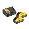 DeWalt DCK2050H2T-QW elektroinstrumentu komplekts DCD805 + DCF850, 18 V, 2 x 5.0 Ah akumulators