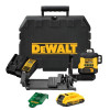 DeWalt DCLE34031D1-QW 3x360° krustlīniju lāzera līmeņrādis, zaļš, 40 m, 18 V, 2 Ah akumulators, TSTAK koferis