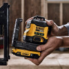 DeWalt DCLE34031D1-QW 3x360° krustlīniju lāzera līmeņrādis, zaļš, 40 m, 18 V, 2 Ah akumulators, TSTAK koferis