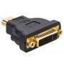 Akyga AK-AD-02 adapteris DVI-I 24+5 ligzda – HDMI spraudnis, melns