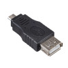 Akyga AK-AD-08 OTG adapteris USB-A ligzda – micro USB spraudnis, melns