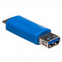 Akyga AK-AD-25 USB-A 3.0 (F) uz Micro USB-B 3.0 (M) OTG adapteris, zils