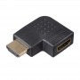 Akyga AK-AD-45 HDMI (spraudnis) – HDMI (ligzda) adapteris, 90° leņķis pa kreisi, melns