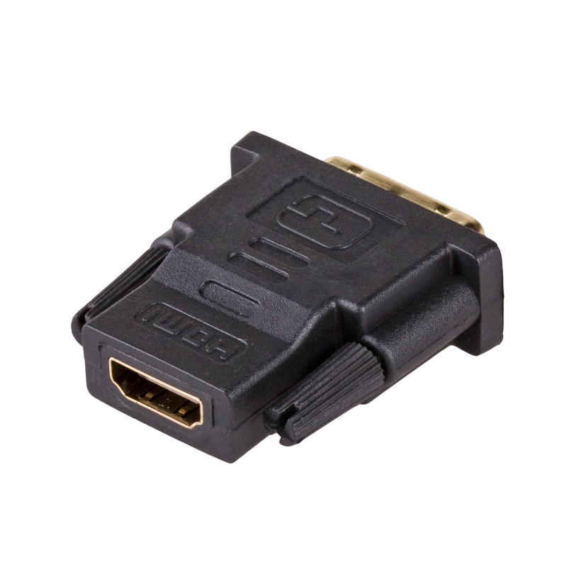Akyga AK-AD-41 HDMI (F) uz DVI-D 24+1 (M) adapteris, melns