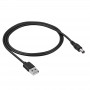 Akyga AK-DC-01 barošanas kabelis USB-A spraudnis – DC 5,5 x 2,1 mm spraudnis, 0,8 m, melns
