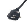 Akyga AK-NB-02A barošanas kabelis Dell portatīvo datoru adapteriem, CEE 7/7 uz 3 kontaktu plakanu, 3x 0,5 mm², 1,5 m, melns