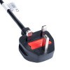 Akyga AK-AG-02A barošanas kabelis UK BS 1363 (G tips) – IEC C5, CCA 3 x 0,5 mm², 1,5 m, melns