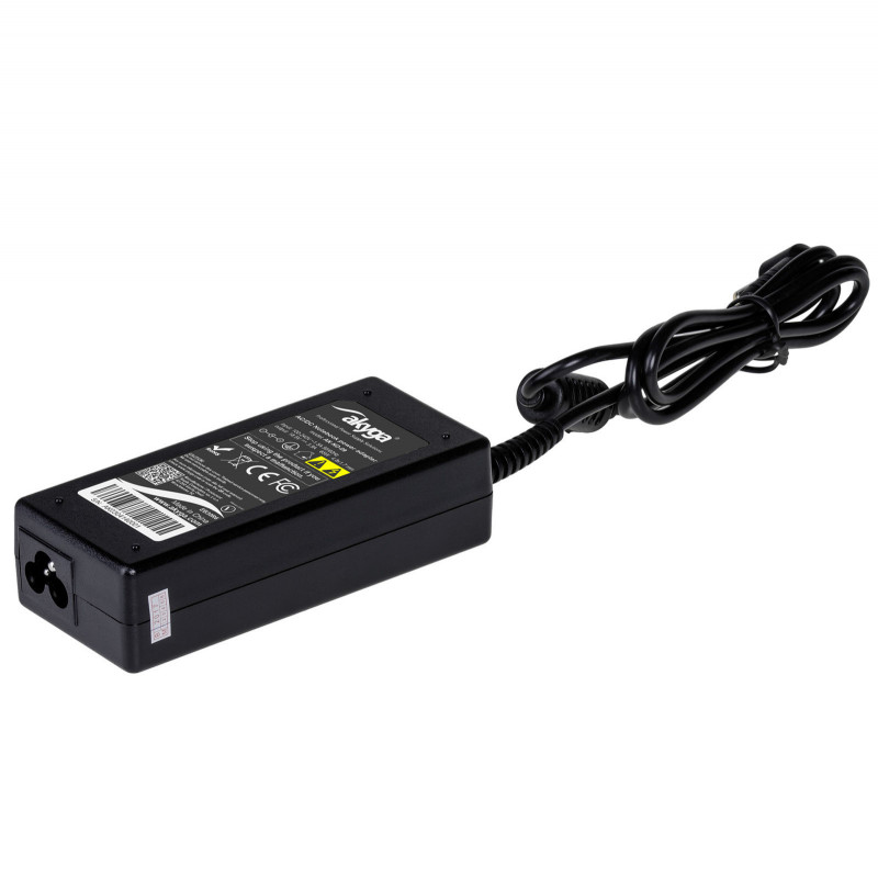 Akyga AK-ND-09 klēpjdatora lādētājs 18,5 V, 65 W, 4,8 x 1,7 mm, 1,2 m, saderīgs ar HP
