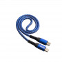 Akyga AK-USB-36 USB-C – USB-C pīts kabelis, USB 2.0, 100 W, 0,5 m, zils