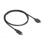 Akyga AK-USB-44 Micro-USB B (M) uz USB-C (M) kabelis, USB 3.1, 1 m