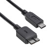 Akyga AK-USB-44 Micro-USB B (M) uz USB-C (M) kabelis, USB 3.1, 1 m