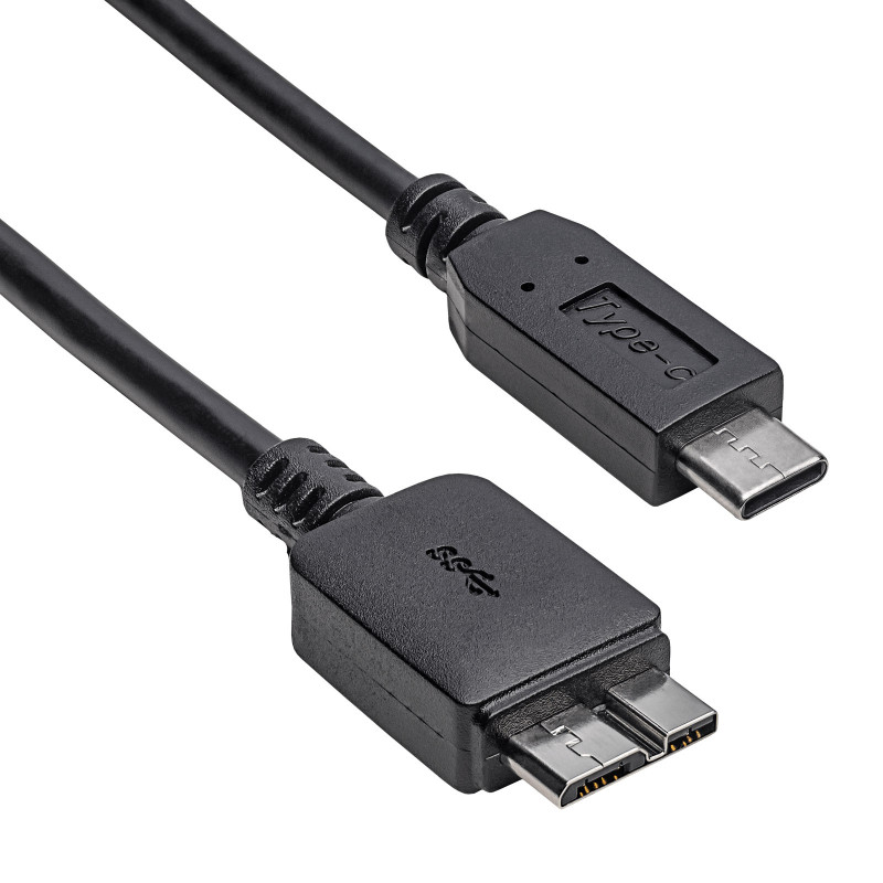 Akyga AK-USB-44 Micro-USB B (M) uz USB-C (M) kabelis, USB 3.1, 1 m