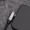 Akyga AK-USB-54 USB-C – USB-C pīts kabelis ar leņķa spraudni, USB 2.0, 60 W, 1 m, melns