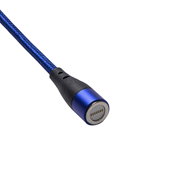 Akyga AK-USB-42 USB-A uz USB-C magnētiskais kabelis, USB 2.0, 1 m