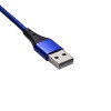 Akyga AK-USB-42 USB-A uz USB-C magnētiskais kabelis, USB 2.0, 1 m