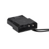 Akyga AW-12E-BG 120 mm korpusa ventilators, 33 zaļas LED, Molex, melns