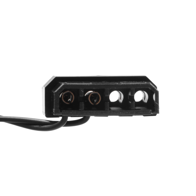 Akyga AW-12E-BG 120 mm korpusa ventilators, 33 zaļas LED, Molex, melns