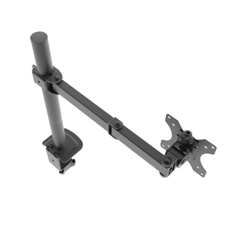 Akyga AK-MB-01 viena monitora galda turētājs, 15-32", līdz 10 kg, VESA 75/100, melns