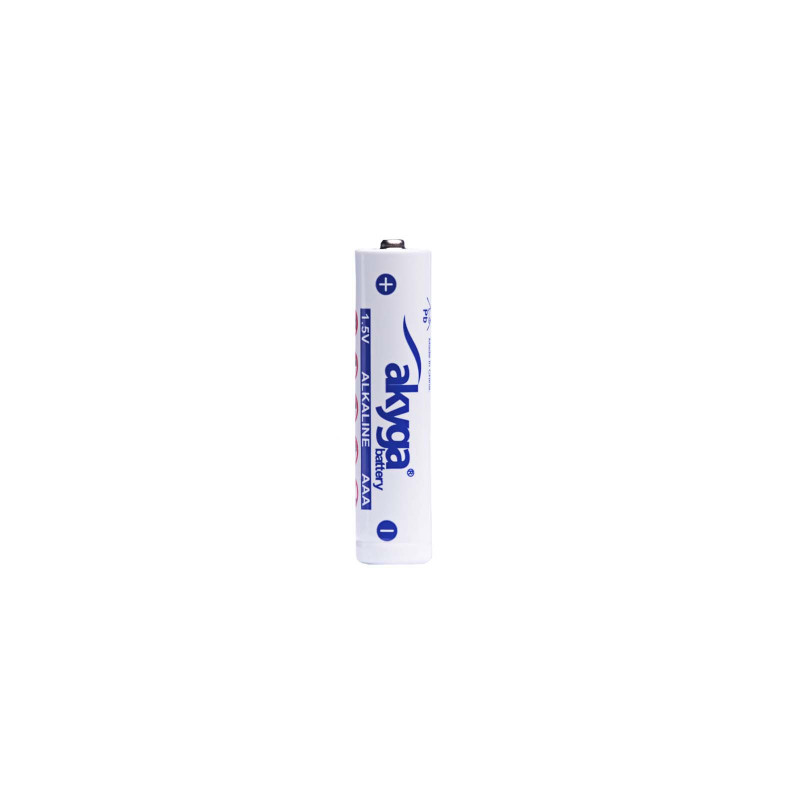 Akyga AKY2057 AAA LR03 sārma baterija 1,5 V 1300 mAh, 4 gab. (plēves iepakojumā)