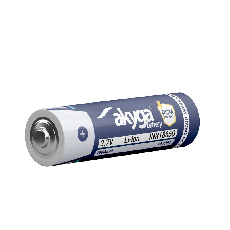 Akyga AKY2455 INR18650-29M litija jonu 18650 akumulators 3,7 V 2900 mAh ar PCM aizsardzību