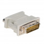 Akyga AK-AD-12 adapteris DVI-I 24+5 spraudnis – VGA ligzda, balts