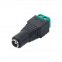 Akyga AK-SC-17 DC 5,5 x 2,1 mm (ligzda) savienotājs ar skrūvju spailēm UTP kabelim, CCTV