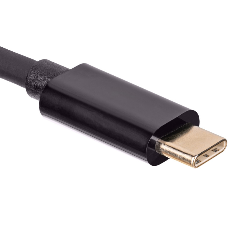 Akyga AK-AV-17 USB-C uz VGA kabelis, 1,5 m