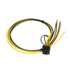 Akyga AK-SC-20 datora barošanas bloka servisa kabelis PCIe 6+2-pin (spraudnis), 45 cm
